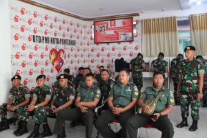 HUT ke-70 Penerangan TNI AD, Pendam XII/Tpr Gelar Donor Darah