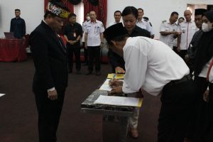Hadiri Pelantikan PPK, Ini Pesan Samuel