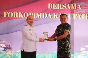 Kunker ke Landak, Danrem 121/Abw Disambut Langsung PJ Bupati Landak