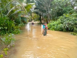 Banjir Rendam Teweh Timur, Ambrianto : Warga Harus Waspada