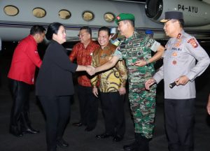 Pangdam XII/Tpr Sambut Kedatangan Ketua DPR RI di Kalbar