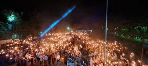 Samuel Buka Kegiatan Pawai Obor Jelang Ramadan