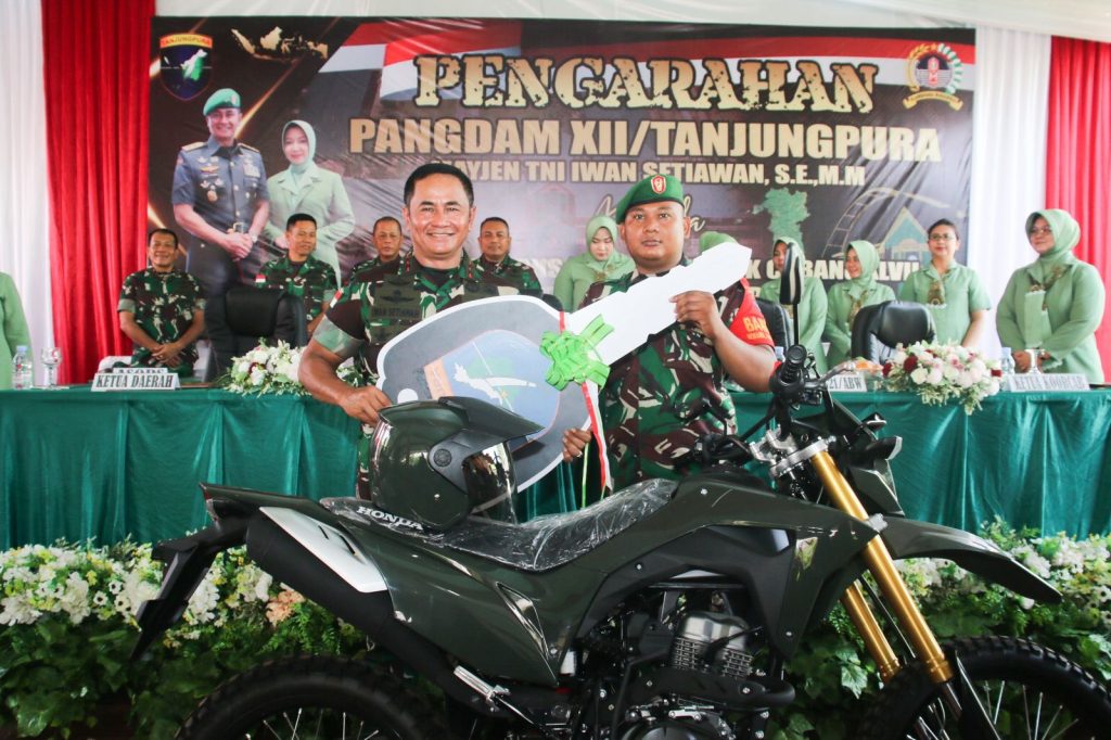 Kunker ke Kodim 1203/Ktp, Ini Pesan Pengdam XII/Tpr