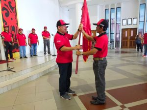 Pj Bupati Landak Lepas Keberangkatan Kontingen Pesparawi Landak