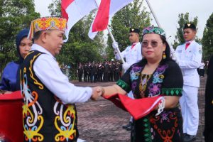 Samuel Pimpin Upacara Peringatan Hari Lahir Pancasila