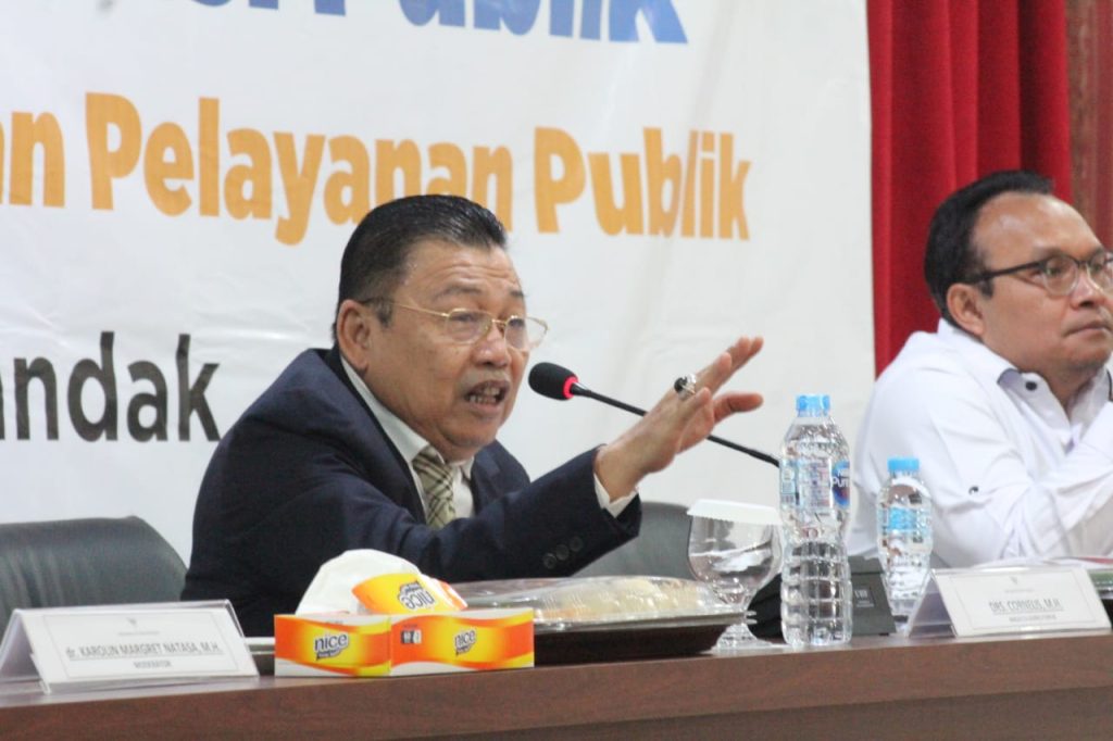 Cornelis : Ombudsman Berfungsi Mengawasi Penyelenggaraan Pelayanan Publik