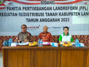 Samuel Sidang PPL Redistribusi Tanah 2023