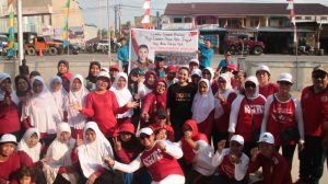 Memeriahkan HUT RI ke 78, Karolin Buka Senam Lansia