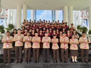 Pj Bupati Landak Lepas Peserta Raimuna Nasional Pramuka ke-XII
