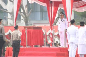 Pj Bupati Landak Pimpin Upacara Peringatan HUT RI ke 78