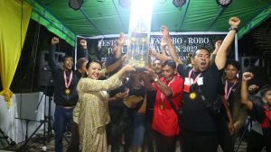 Hadiri Penutupan Festival Budaya Robo-robo Pesayangan, Karolin Sampaikan Pesan Soekarno Yang Komitmen Menjaga Kebudayaan