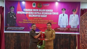 Kejati Kalbar Menilai Bupati Kapuas Hulu Saling Kolaborasi