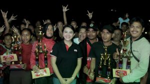Karolin Tutup Bola Voli Ganjar Cup, Ajak Masyarakat Dukung Pemilu 2024