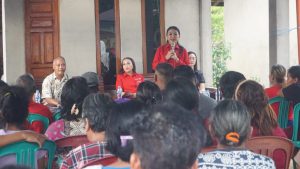 Kampanye di Gombang, Karolin Sampaikan Capaian Program PDI Perjuangan