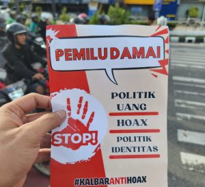 Dukung Pemilu Damai 2024, Mahasiswa IAIN Pontianak Gelar Deklarasikan Damai
