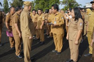 Pimpin Apel Kesiapan Pelaksanaan Tugas Tahun 2024, Samuel : Berikan Pelayanan Terbaik