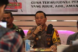 Jelang Pemilu 2024, Kapolresta Pontianak Temui Warga Perum 4
