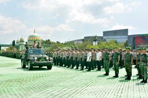 Pangdam dan Kapolda Cek Kesiapan Pasukan Pam VVIP Kunjungan Presiden ke Kalbar