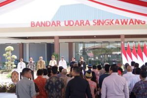 Tim Gabungan TNI, Polri dan Instansi Terkait Amankan Kunker Presiden di Singkawang