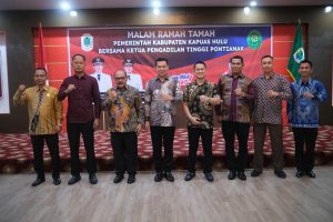 Sis Sambut Kedatangan Ketua Pengadilan Tinggi Pontianak