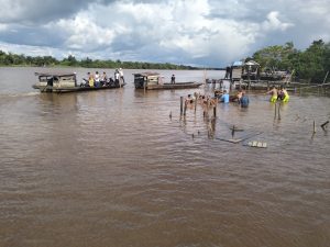 Kapal Klotok Tenggelam di Dusun Zakia, 11 Kendaraan Roda Dua Ikut Tenggelam 