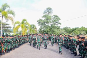 Kasdam XII/Tpr Cek Kesiapan Prajurit Yonkav 12/BC Untuk Pengamanan Perbatasan 