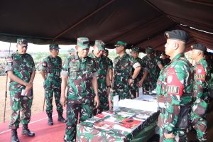 Asops Kasad Bersama Kasdam XII/Tpr Periksa Kesiapan Operasi Yonkav 12/BC