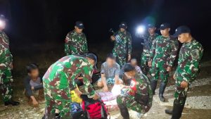 Prestasi Jelang Purna Tugas, Satgas Yonarmed 16/TK Tangkap Penyeludup Sabu 