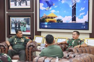 Pangdam Tanjungpura Terima Kunjungan Tim Puldata Sahli Panglima TNI