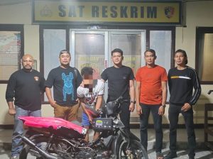 Jatanras Polres Landak Tangkap Pelaku Curanmor di Dengoan