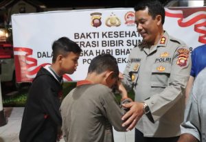 Polres Sekadau Kirim Dua Anak Bibir Sumbing ke Pontianak 