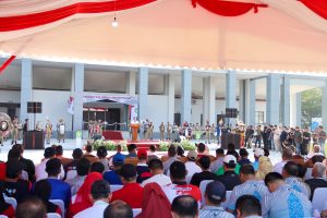 Pangdam Tpr Dampingi Pj Gubernur Kalbar Resmikan GOR Ahmad Yani