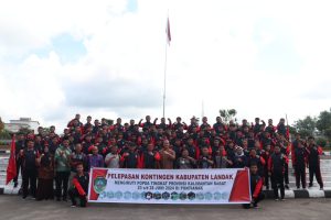 Yonas Lepas Kontingen POPDA Kabupaten Landak Tahun 2024 