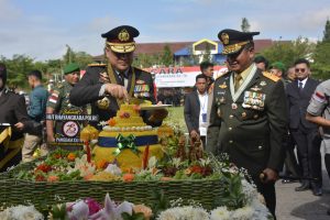 Pangdam Tanjungpura Hadiri Puncak Hari Bhayangkara di Polda Kalbar