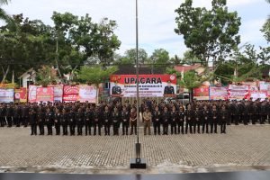 Kapolresta Pontianak Pimpin Upacara Hari Bhayangkara ke 78 