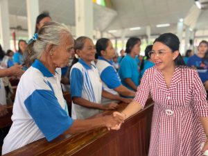 Ulang Tahun ke 100 WKRI di Menjalin, Karolin Sampaikan Literasi Cakap Digital