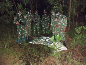 Sabu dan Ribuan Ekstasi, Kado Terbaik dari Satgas Yonkav 12/BC di HUT Kodam ke 66