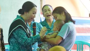 TP PKK Gelar Sosialisasi Makanan Tambahan Bagi Ibu hamil dan Bayi