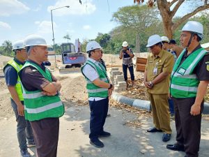 Dukung Pembangunan Kabupaten Blitar, Kajari Blitar Lakukan Site Visit Pembangunan Gedung Perpustakaan