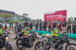 Pangdam XII/Tpr Lepas Distribusi Akbar Bantuan Beras untuk Ponpes dan Anak Yatim