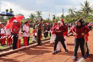 Rayakan HUT RI ke 79, Keluarga Besar Kodam XII/Tpr Gelar Berbagai Perlombaan 