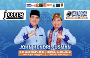 Diusung 4 Parpol, Pasangan JOUS Siap Membawa Perubahan Kabupaten Sanggau 