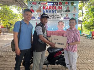 Karolin Ganti Motor Relawan yang Hilang Saat Pendaftaran di KPU Landak