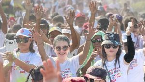 Color Run Generasi Bersinar, Karolin Ingatkan Generasi Muda Jauhi Narkoba