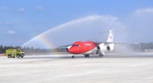 Pesawat Kepresidenan “Jokowi” Mendarat Perdana di Bandara Nusantara 