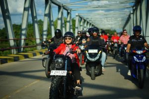 Karolin Respon Usulan Pembangunan Sirkuit Dari Para Bikers Jika Kembali Terpilih Jadi Bupati Landak