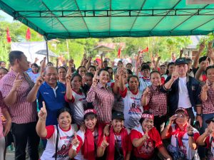 Kampanye Dialogis Amboyo Utara, Karolin: Pilih Pemimpin yang Terbukti dan Berpengalaman
