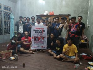 Tim Pemenangan KREN Desa Kersik Belantian, Siap Kampanyekan Karolin-Erani dari Pintu ke Pintu 