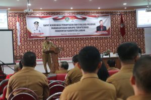 Gutmen Buka Rakor Program Pemberantasan Korupsi