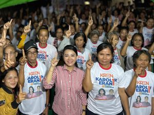 Kampanye di Lima Desa di Mandor, Karolin Komitmen Maksimalkan Pembangunan Ekonomi